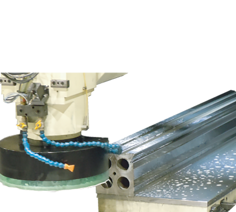 大型部品の五面加工